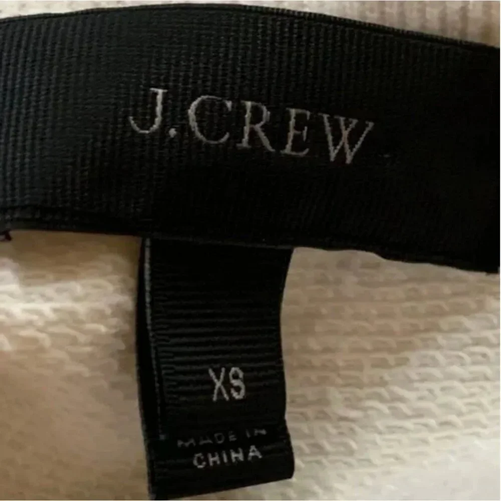 J. Crew Crew Neck Zipper Side Accents Sweatshirt Size XS